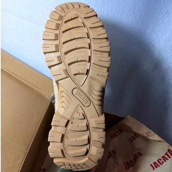 Jacata H20514 Mens Tactical Military Work Boots Sand Tan Suede Side Zip Sz 10.5 - Picture 12 of 14